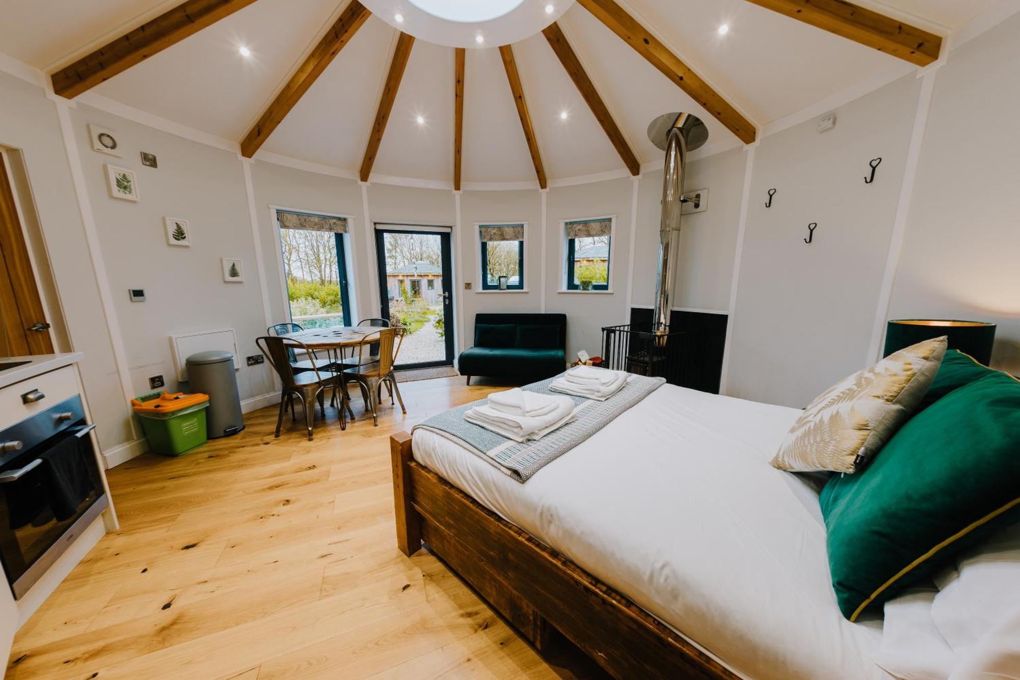East Thorne Glamping Villa Bude Bilik gambar